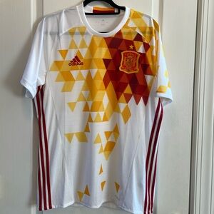 NWOT Adidas Men’s Spain Football/Soccer Jersey, Size large
